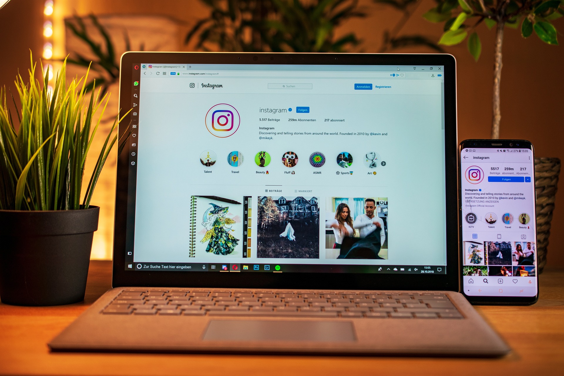 Instagram profile optimization